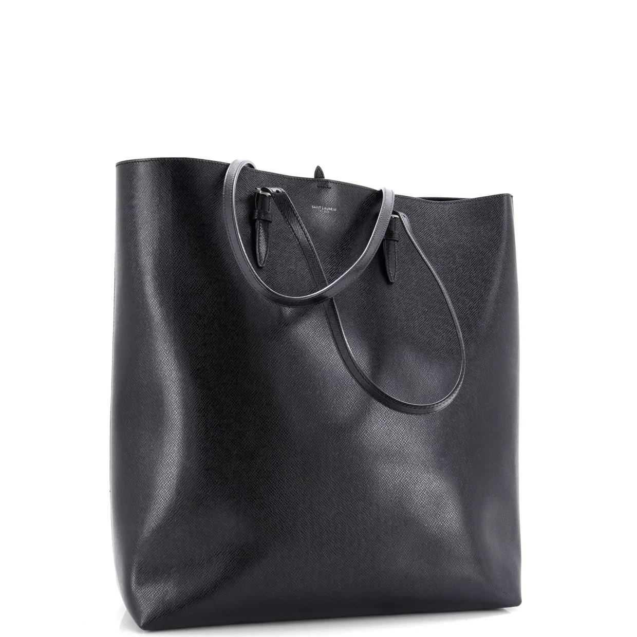 Belted Open Tote Leather - Deep Luxury