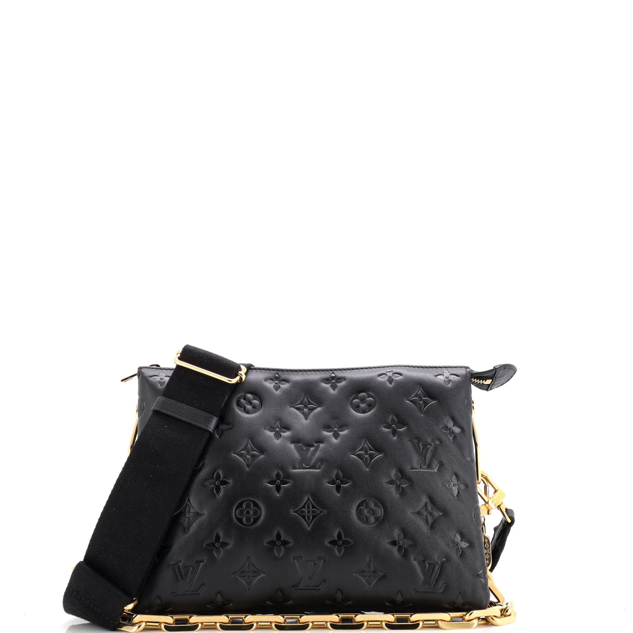 Coussin Bag Monogram Embossed Lambskin PM - Deep Luxury