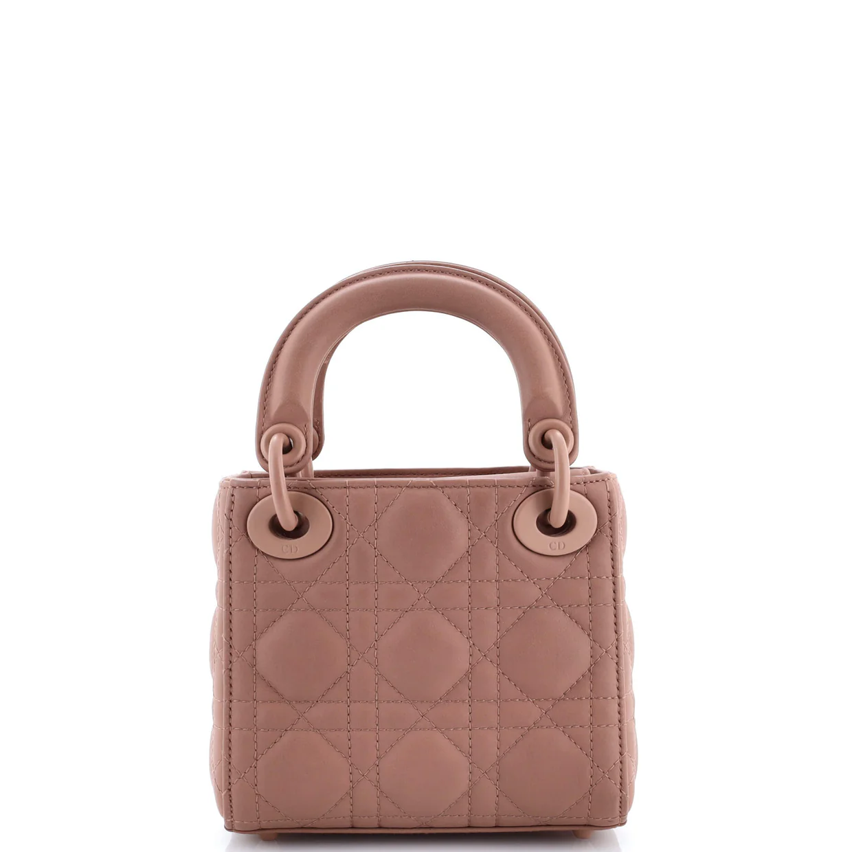 Ultra Matte Lady Dior Chain Bag Cannage Quilt Calfskin Mini - Deep Luxury