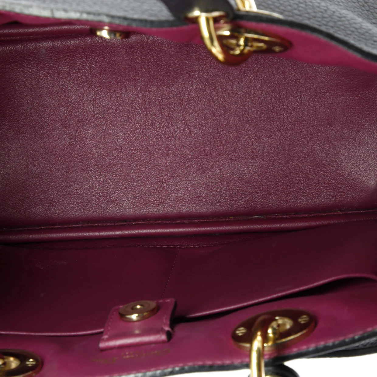Diorissimo Tote Pebbled Leather Mini - Deep Luxury