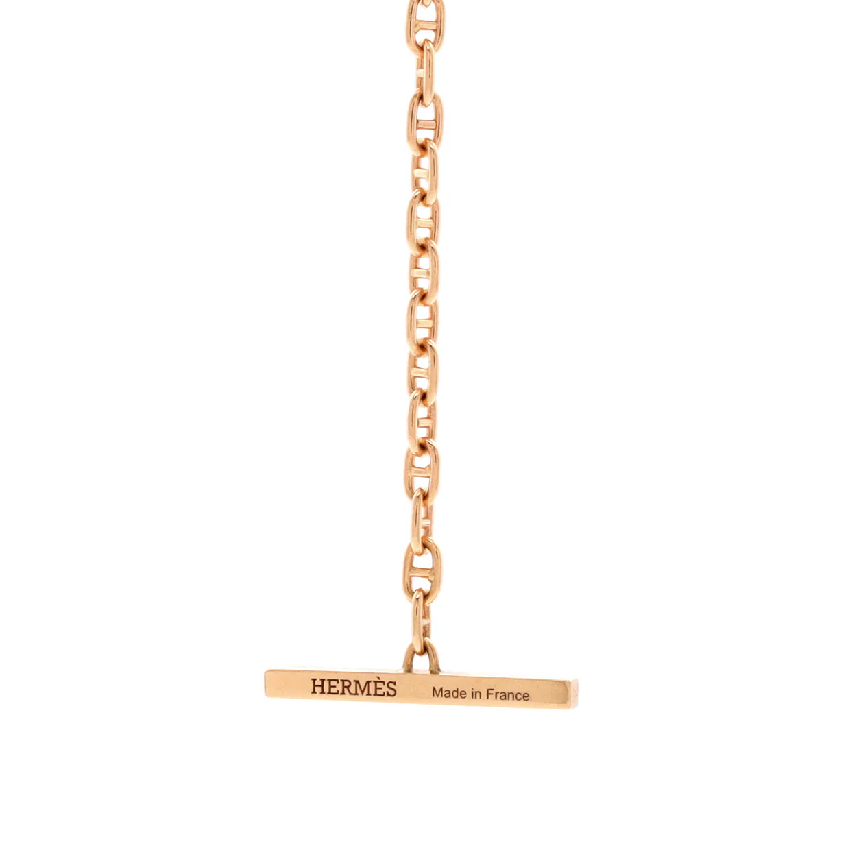 Chaine d'Ancre Verso Bracelet 18K Rose Gold with Ceramic - Deep Luxury