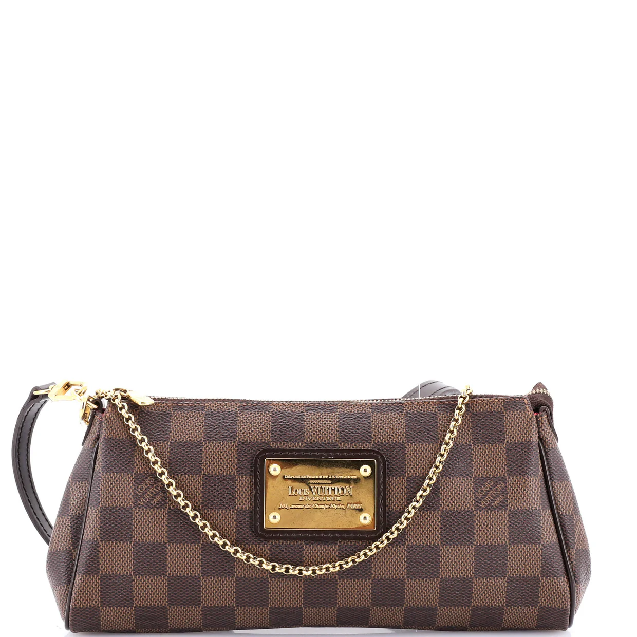 Eva Handbag Damier - Deep Luxury