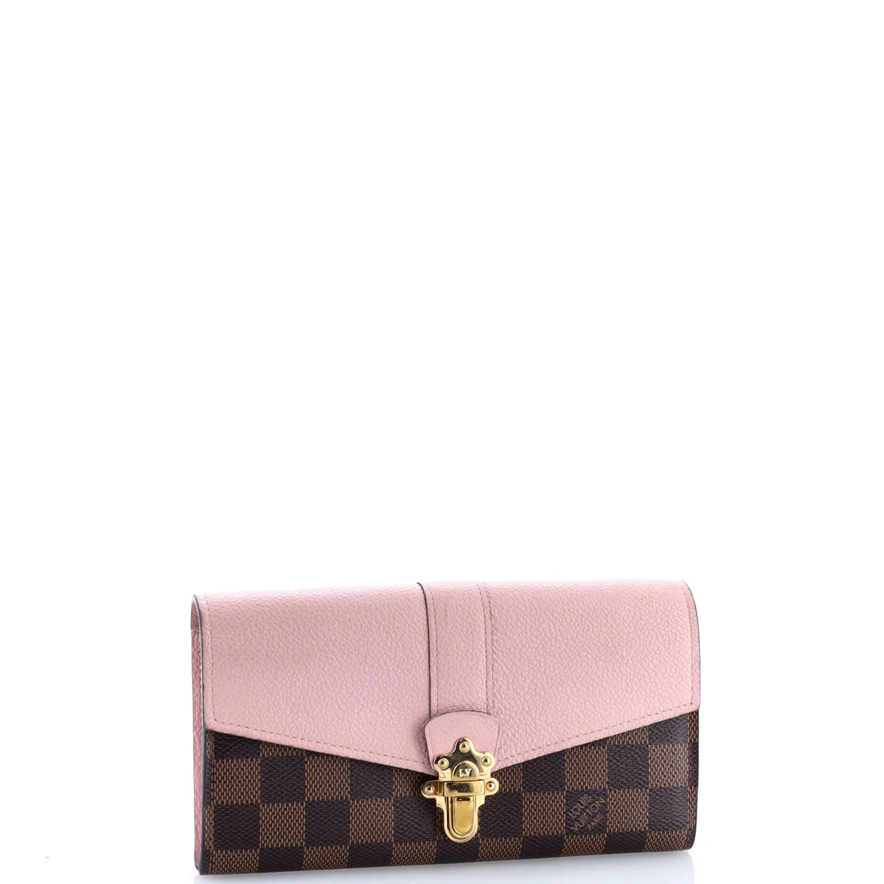 Clapton Wallet Damier and Leather - Deep Luxury