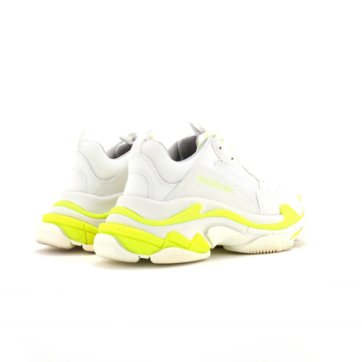 Men's Triple S Sneakers Fabric and Mesh with Faux Leather - Deep Luxury