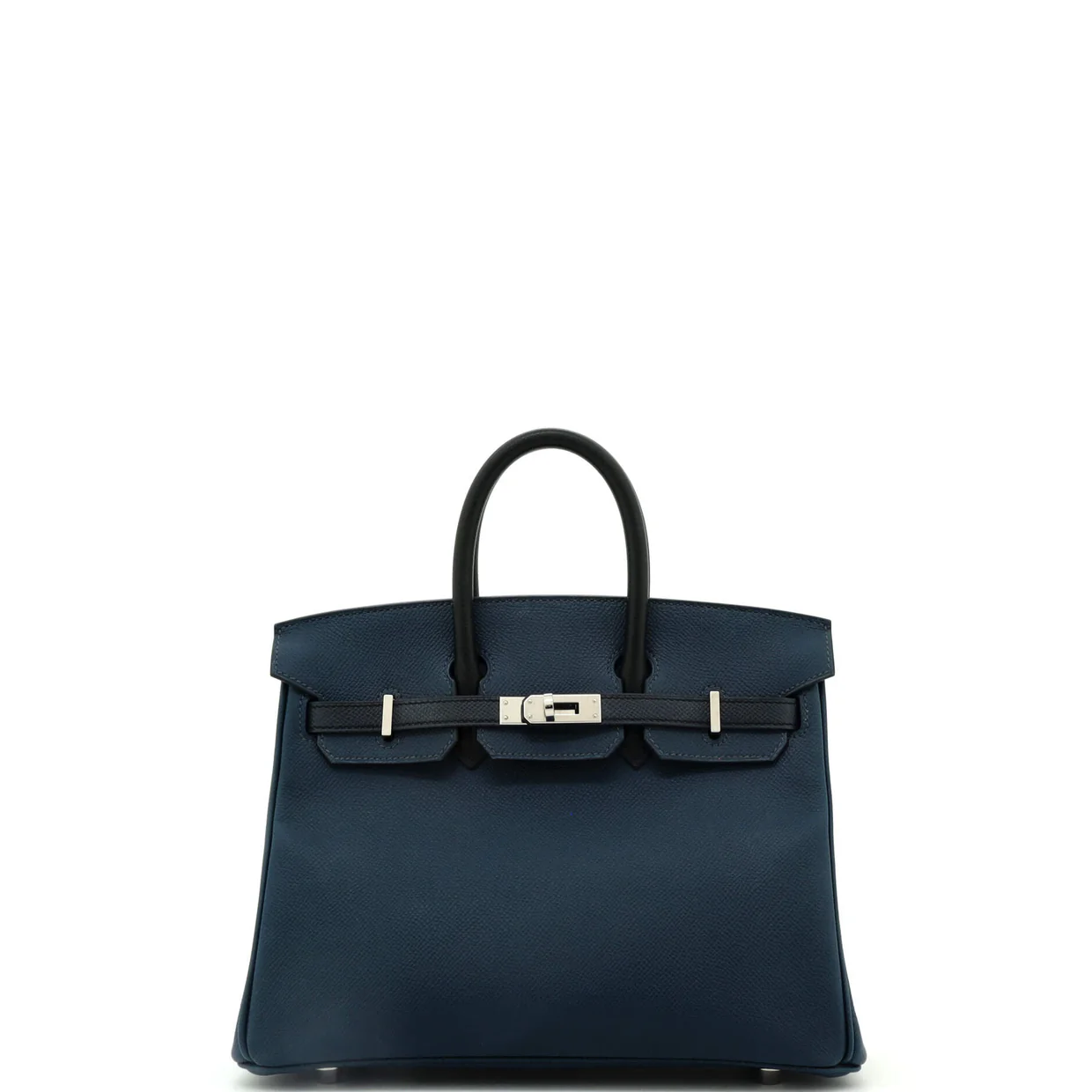 Birkin Handbag Tricolor Epsom with Palladium Hardware 25 - Deep Luxury