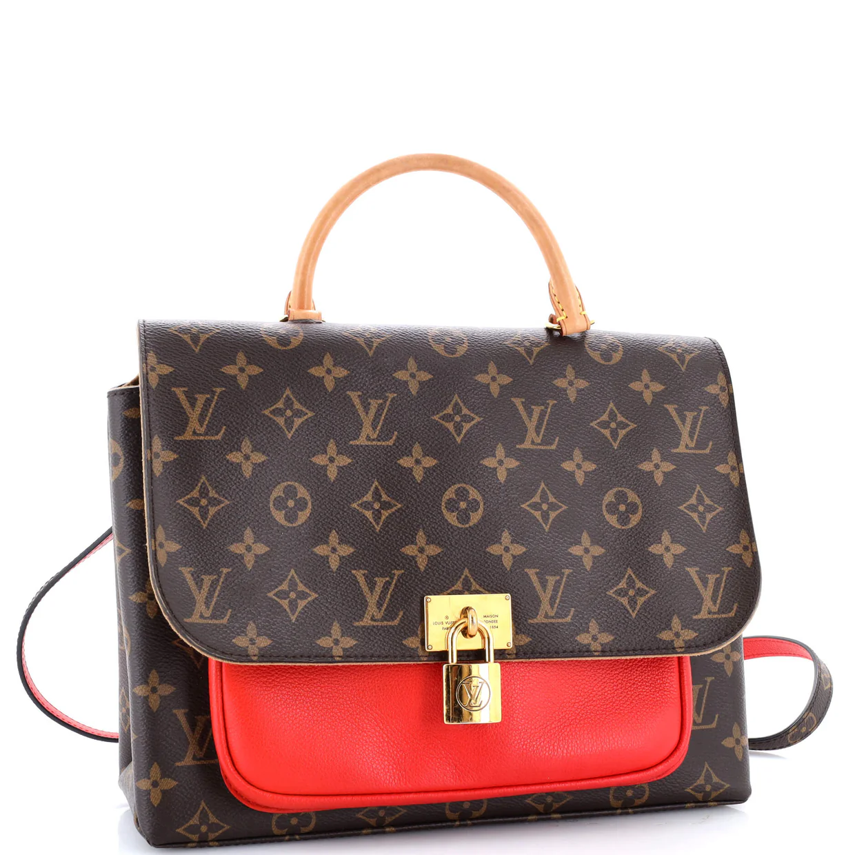 Marignan Handbag Monogram Canvas with Leather - Deep Luxury