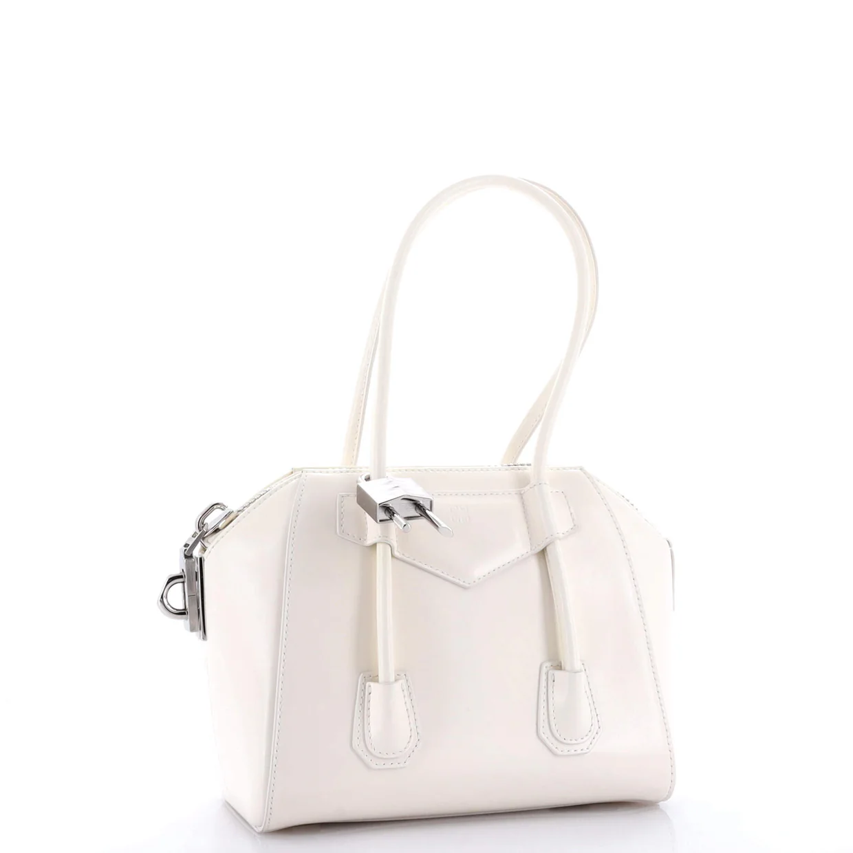 Antigona Lock Bag Leather Mini - Deep Luxury