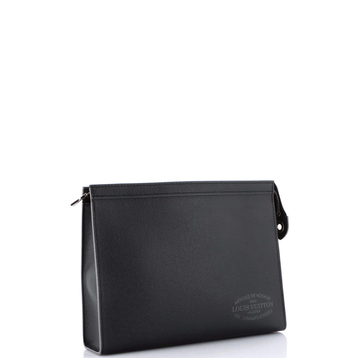 Pochette Voyage Limited Edition Malletier Taiga Leather MM - Deep Luxury