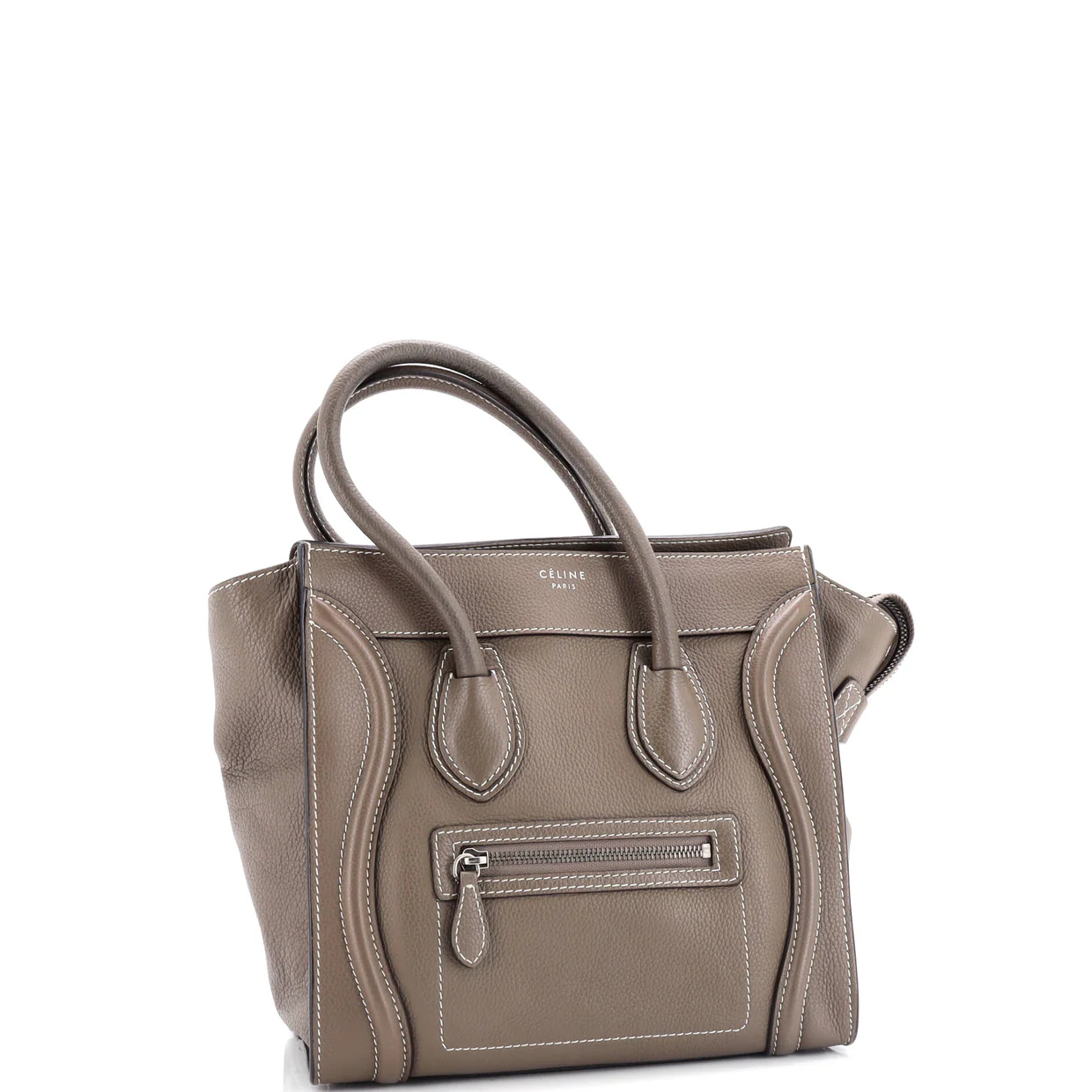 Luggage Bag Grainy Leather Mini - Deep Luxury