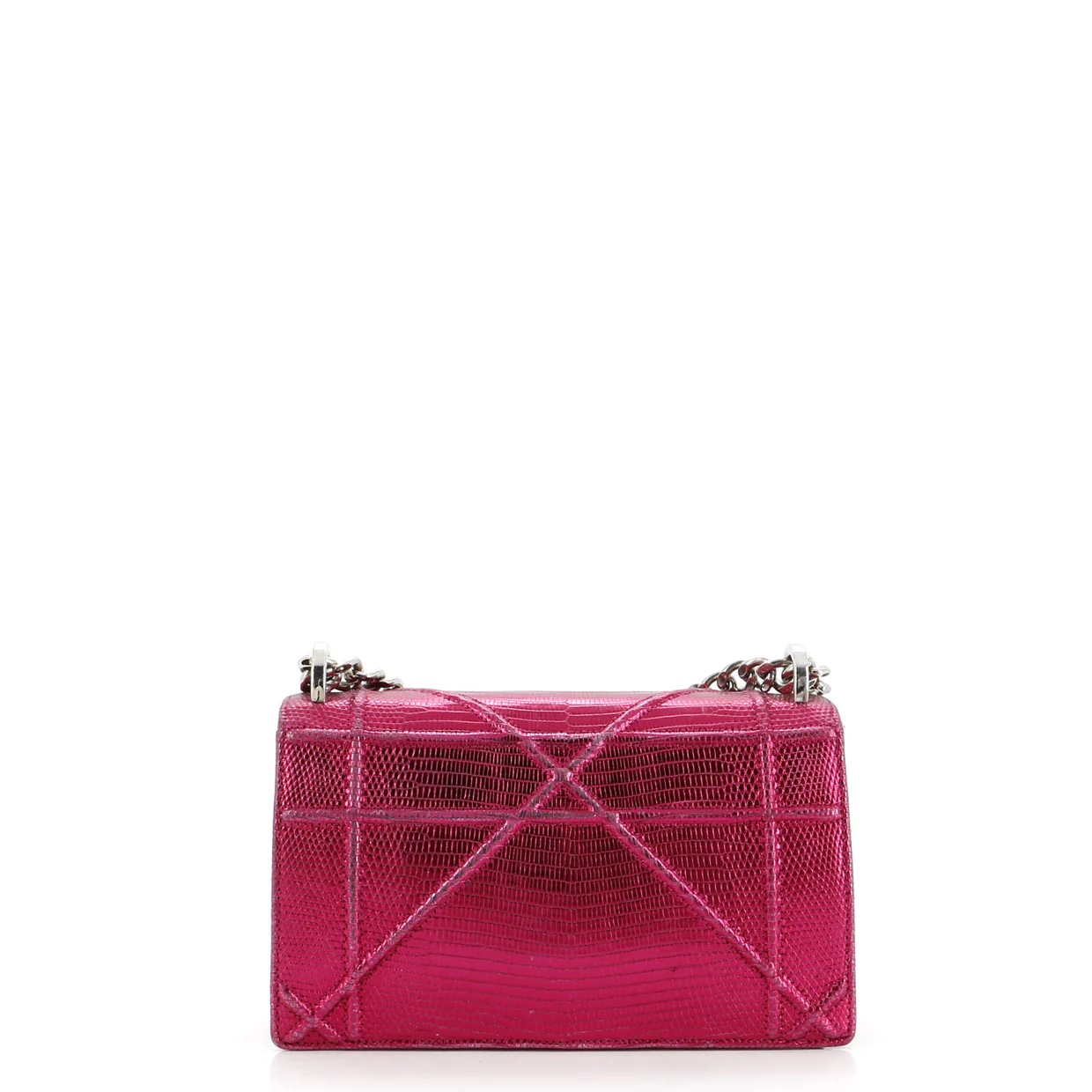 Diorama Flap Bag Lizard Medium - Deep Luxury