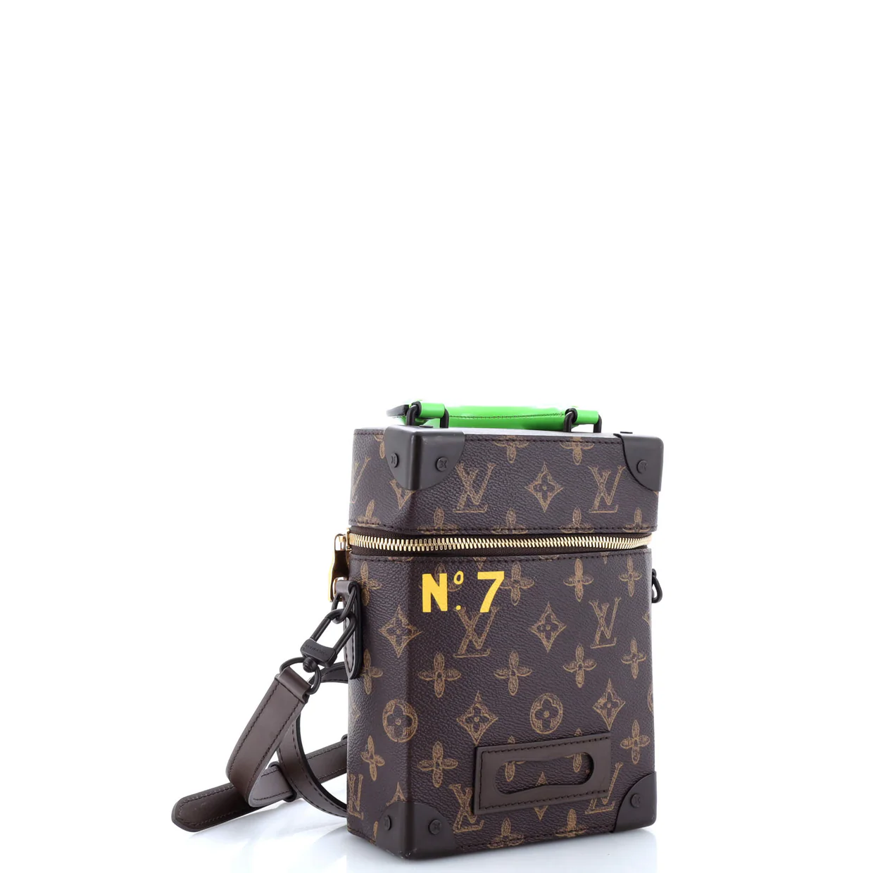 Vertical Box Trunk Bag No.7 Trunk L'Oeil Vintage Monogram Canvas - Deep Luxury