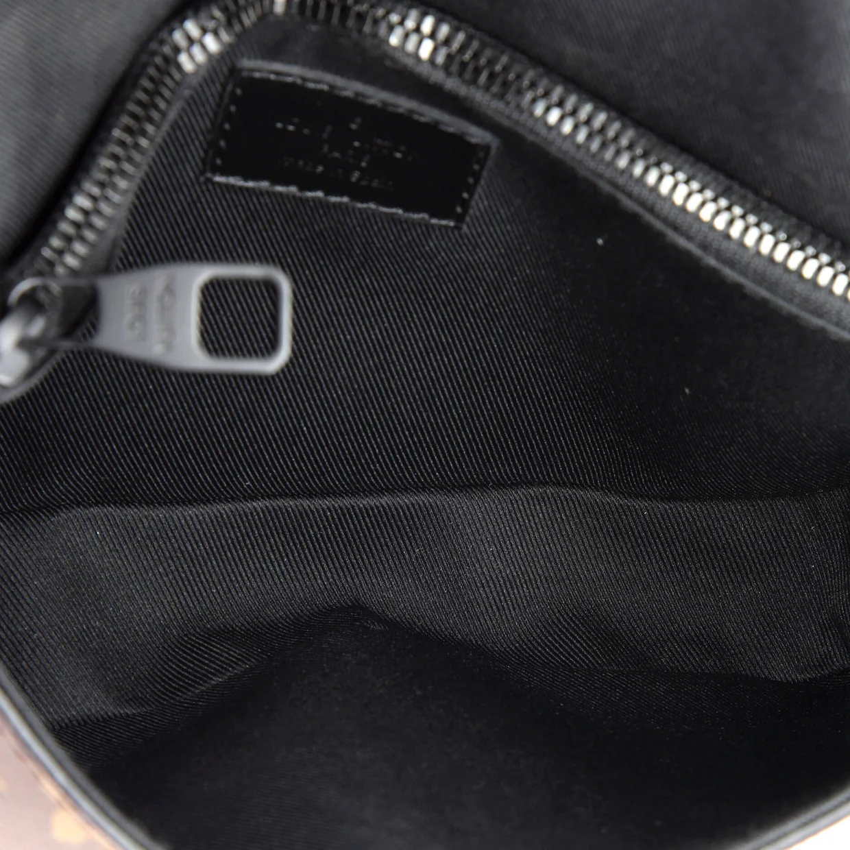 S Lock Sling Bag Macassar Monogram Canvas - Deep Luxury