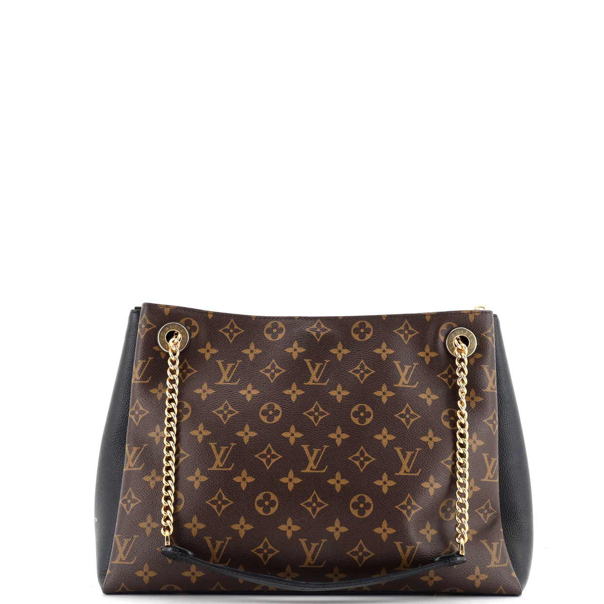 Surene Handbag Monogram Canvas with Leather MM - Deep Luxury