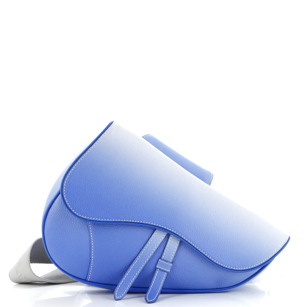 Saddle Crossbody Bag Ombre Leather - Deep Luxury