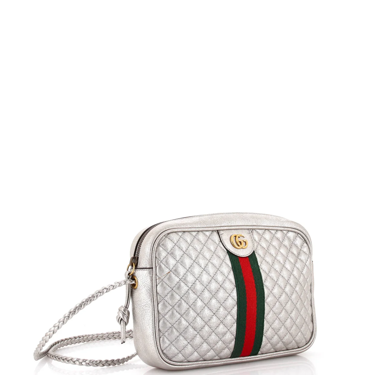 Trapuntata Camera Bag Quilted Leather Small - Deep Luxury