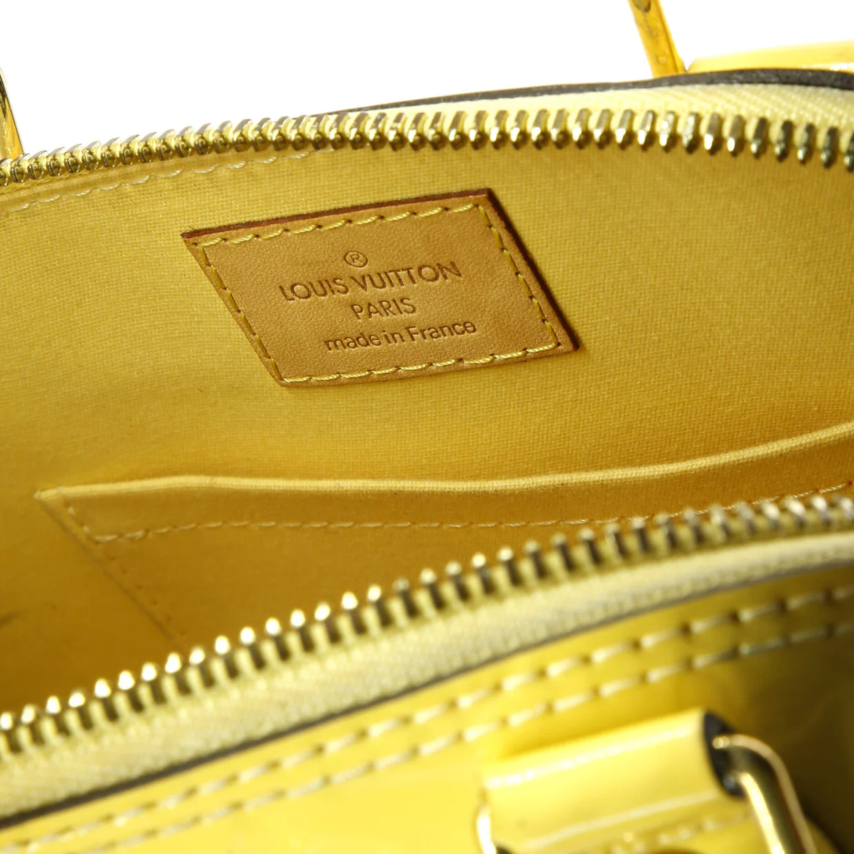 Alma Handbag Monogram Vernis BB - Deep Luxury