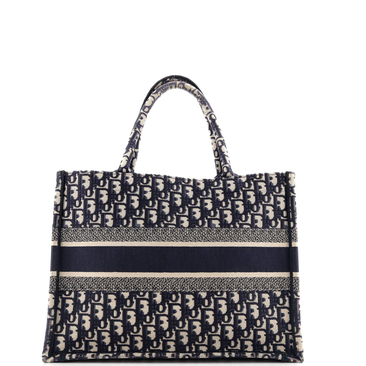 Book Tote Oblique Canvas Medium - Deep Luxury