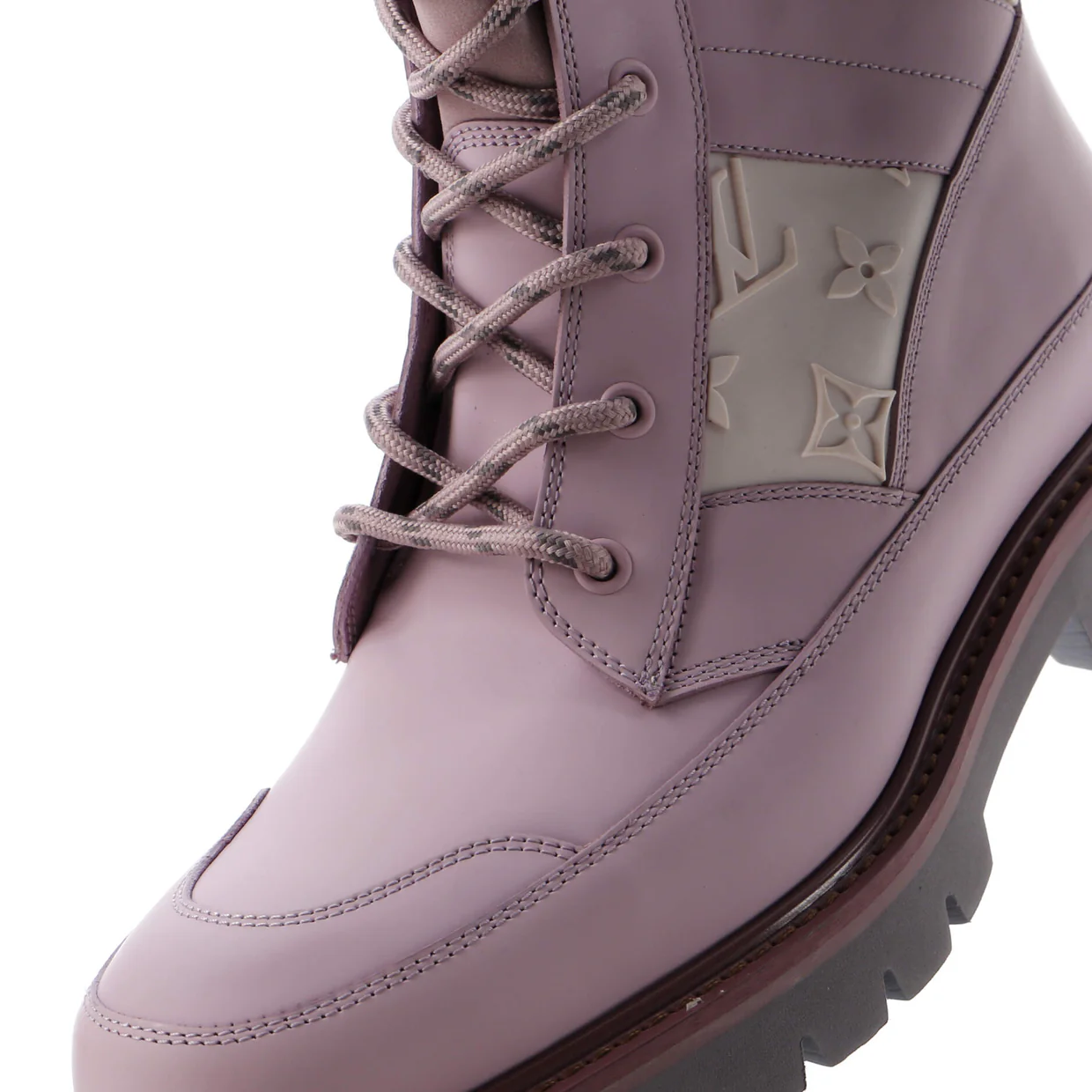 Men's Landscape Ankle Boots Monogram Embossed Rubber - Deep Luxury