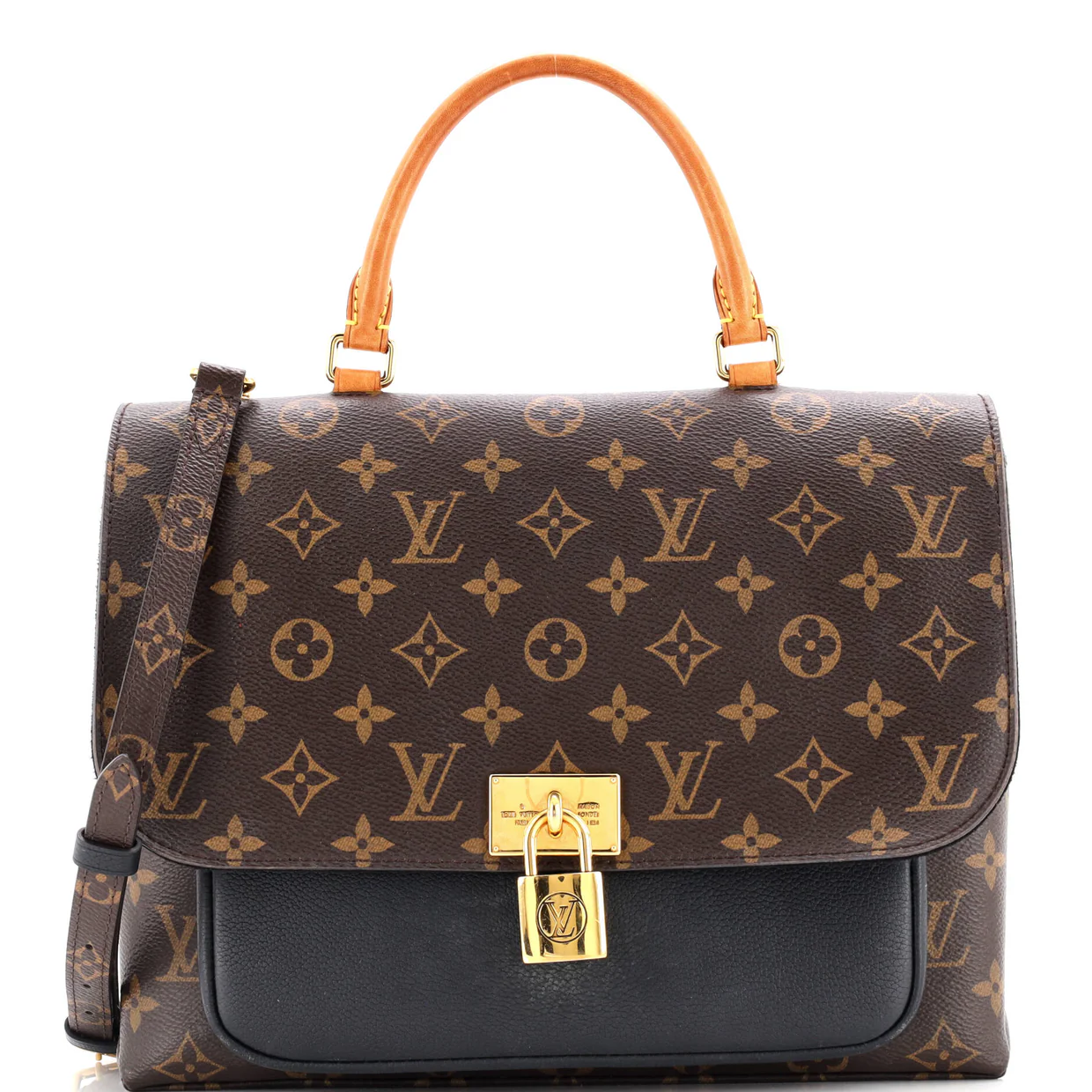 Marignan Handbag Monogram Canvas with Leather - Deep Luxury