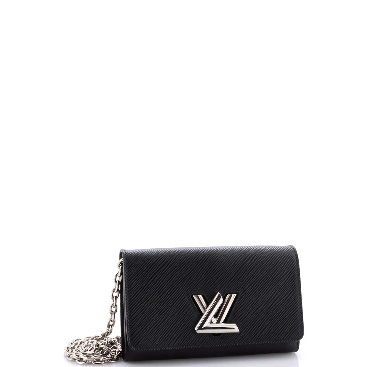 Twist Chain Wallet Epi Leather - Deep Luxury