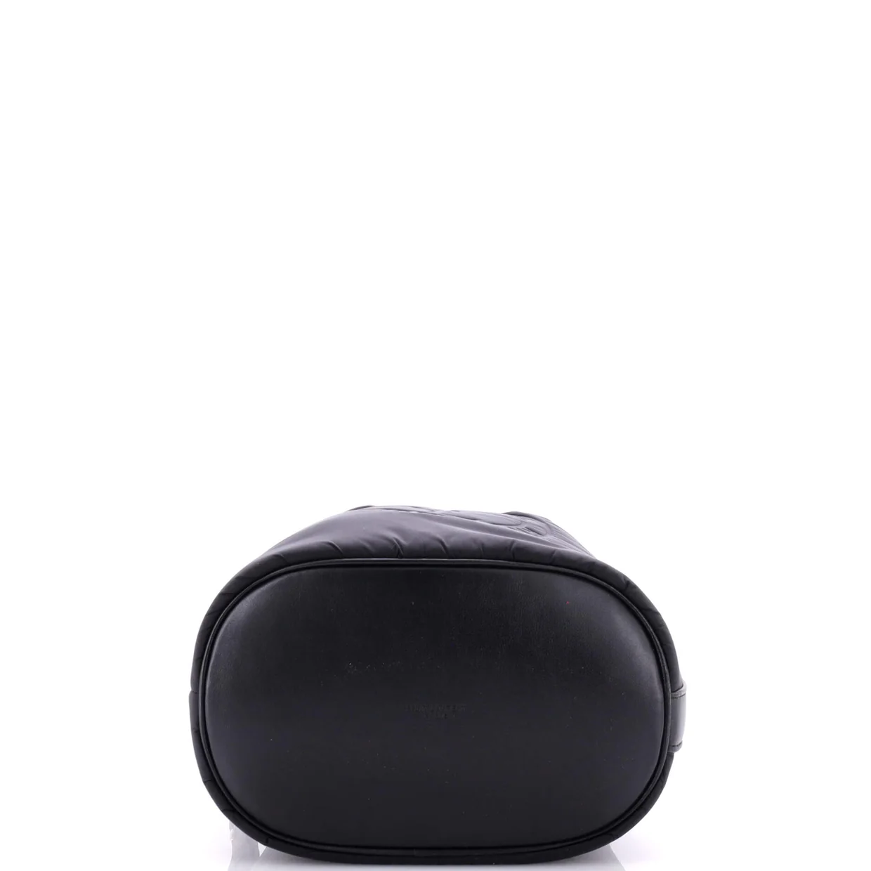 Rive Gauche Drawstring Bucket Bag Padded Nylon - Deep Luxury