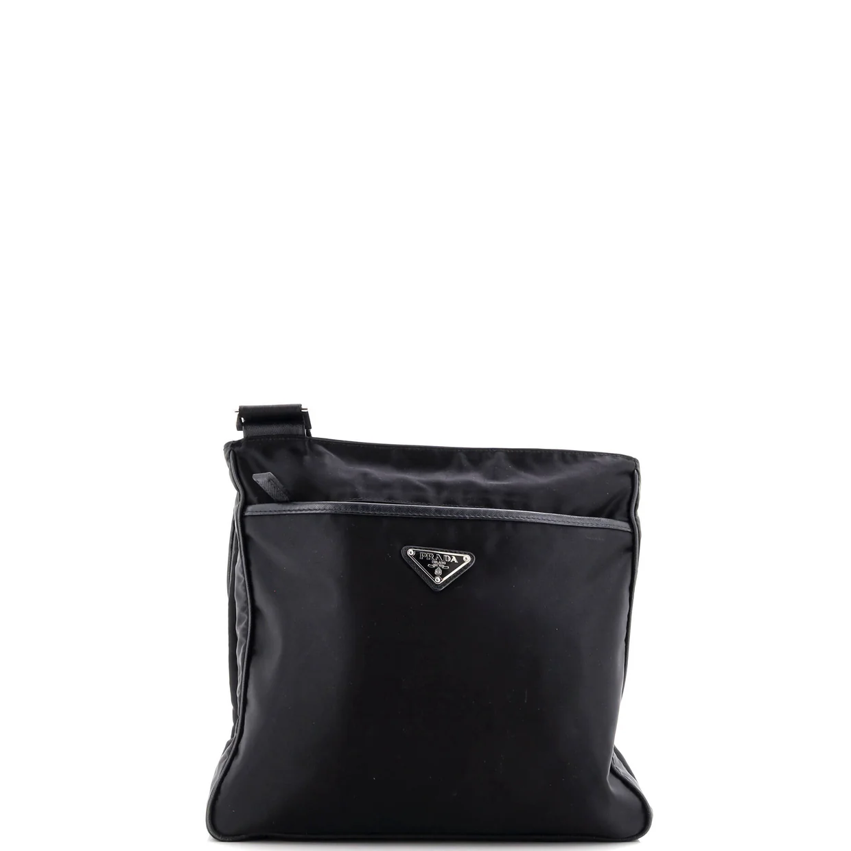 Front Pocket Messenger Bag Tessuto Medium - Deep Luxury
