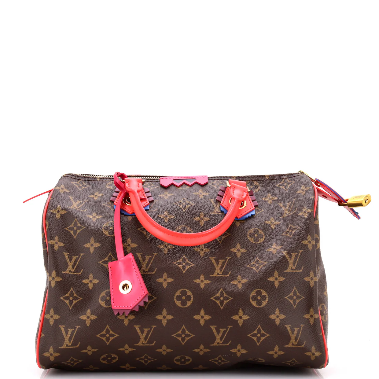 Speedy Handbag Limited Edition Totem Monogram Canvas with Leather 30 - Deep Luxury
