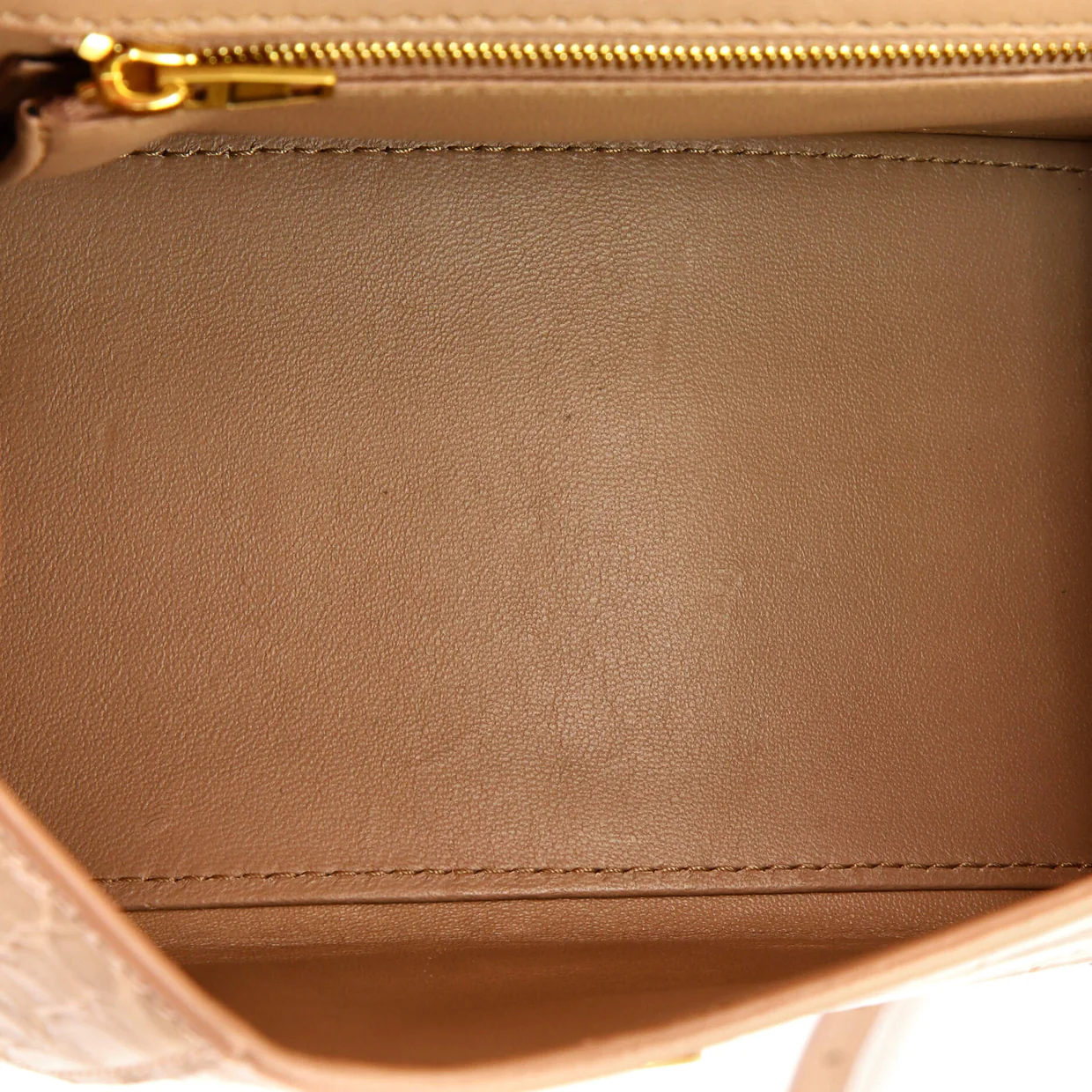 Hourglass Top Handle Bag Crocodile Embossed Leather Small - Deep Luxury