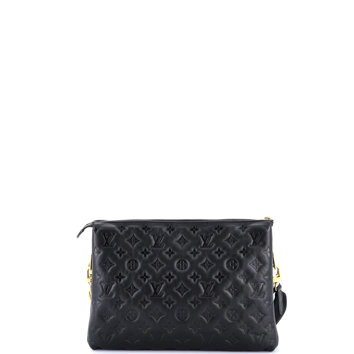 Coussin Bag Monogram Embossed Lambskin MM - Deep Luxury