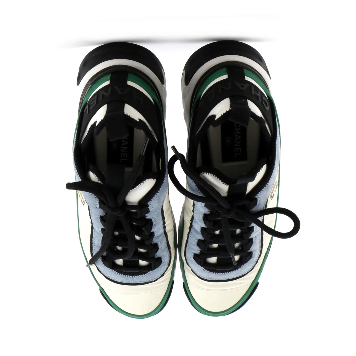 Women's CC Cap Toe Logo Sneakers Mixed Fibers - Deep Luxury