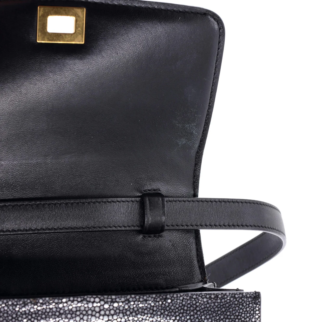 Classic Box Bag Stingray Small - Deep Luxury