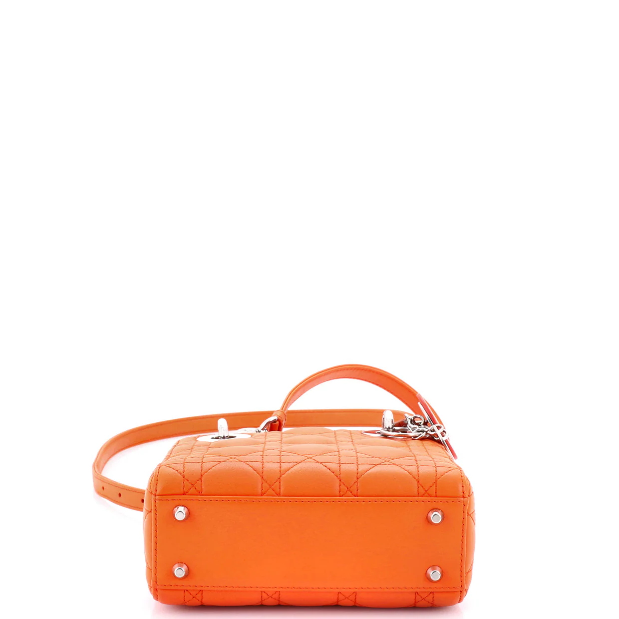 Lady Dior Bag Cannage Quilt Lambskin Mini - Deep Luxury