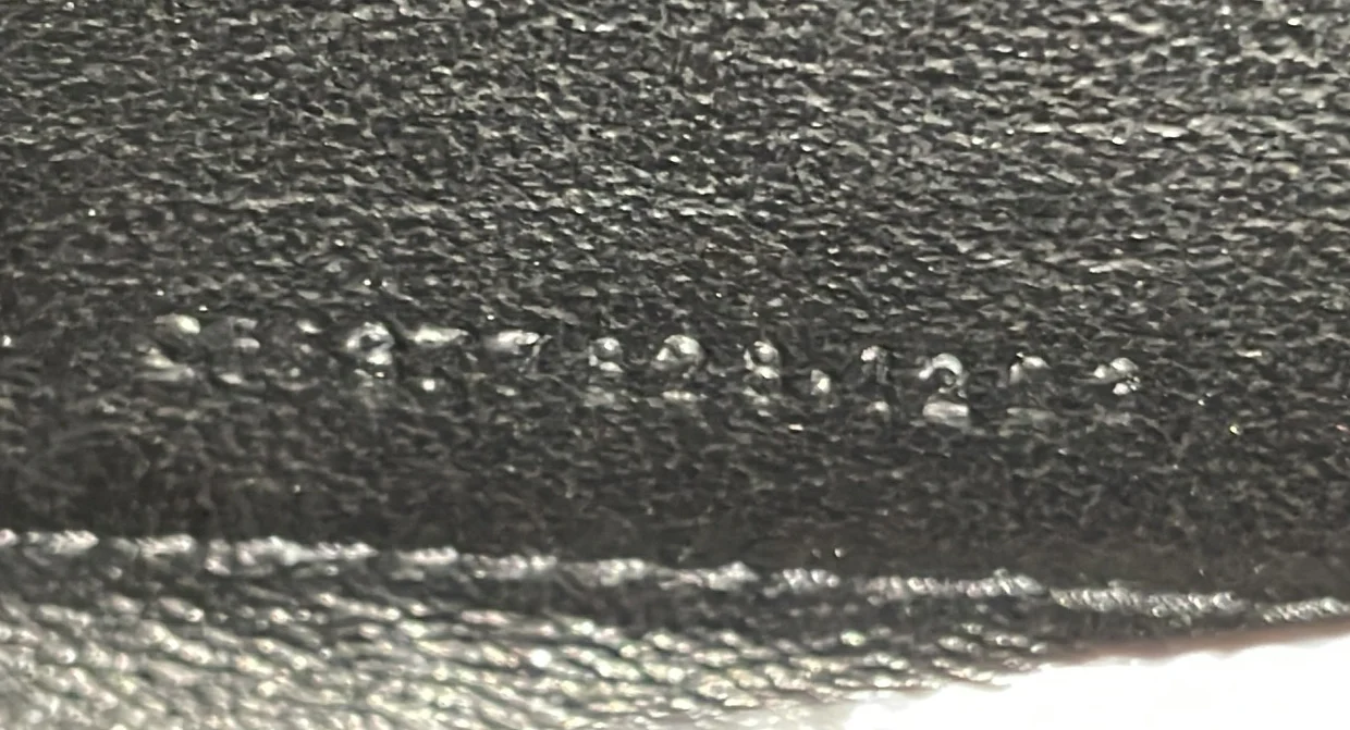Classic Monogram Wallet on Chain Matelasse Chevron Leather Medium - Deep Luxury
