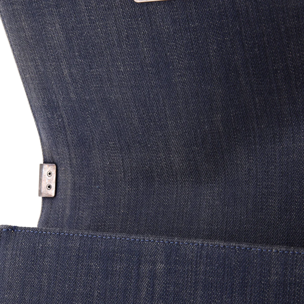 Boy Flap Bag Chevron Denim Old Medium - Deep Luxury