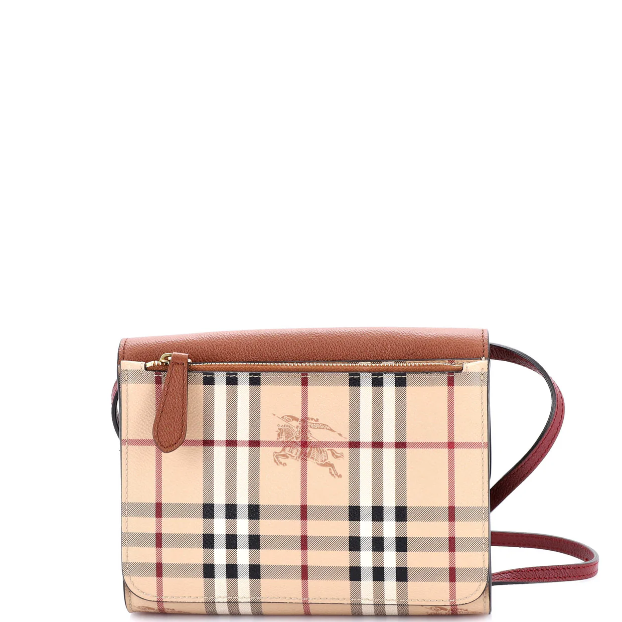 Loxley Crossbody Bag Haymarket Coated Canvas and Leather Small - Deep Luxury