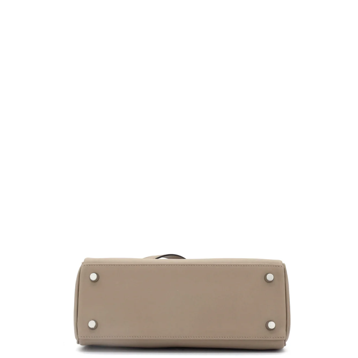 Kelly Handbag Verso Swift with Palladium Hardware 25 - Deep Luxury