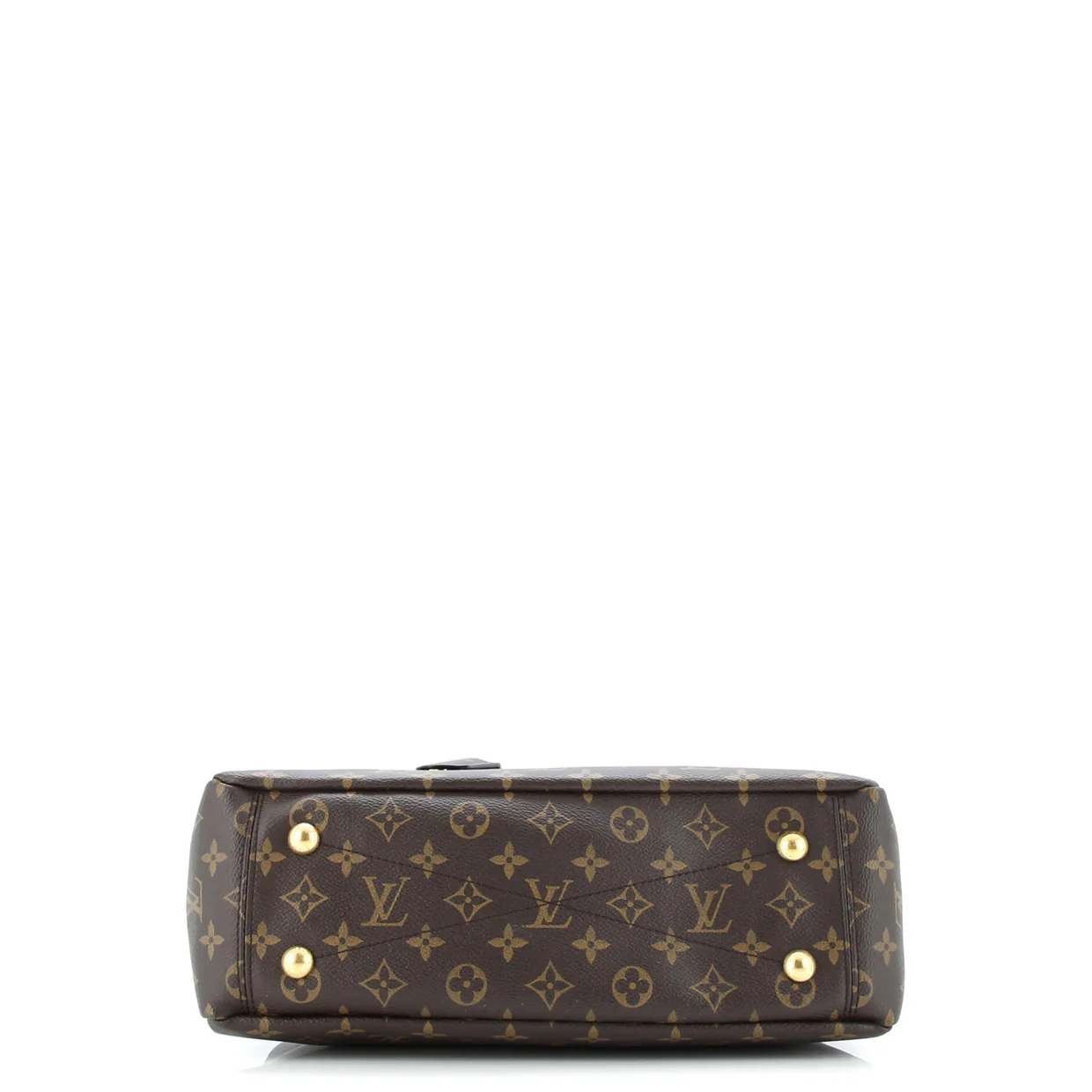 Pallas Shopper Monogram Canvas and Calfskin - Deep Luxury