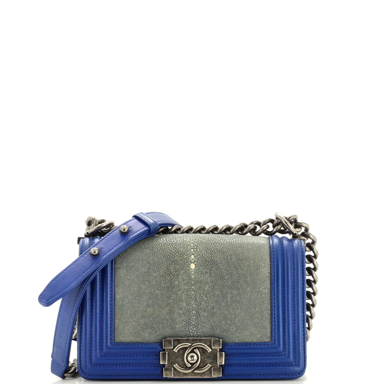 Boy Flap Bag Stingray Small - Deep Luxury