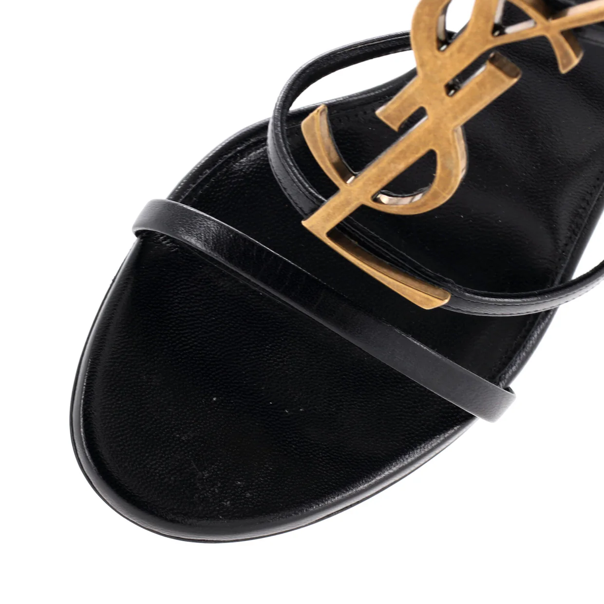 Women's Cassandra Heeled Sandals Leather 100 - Deep Luxury