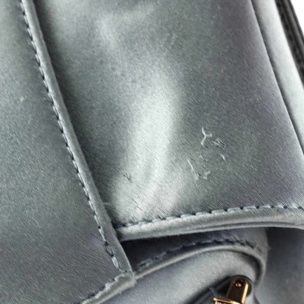 Saddle Handbag Satin with Crystals Mini - Deep Luxury