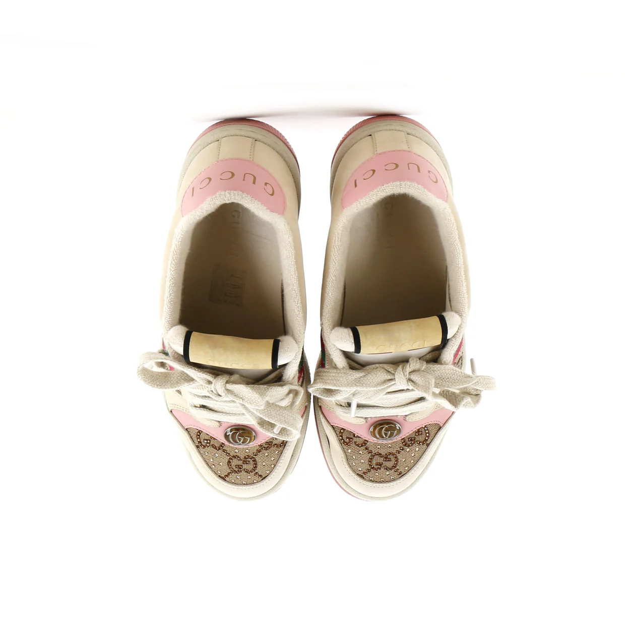 Screener Sneakers GG Canvas with Crystals - Deep Luxury