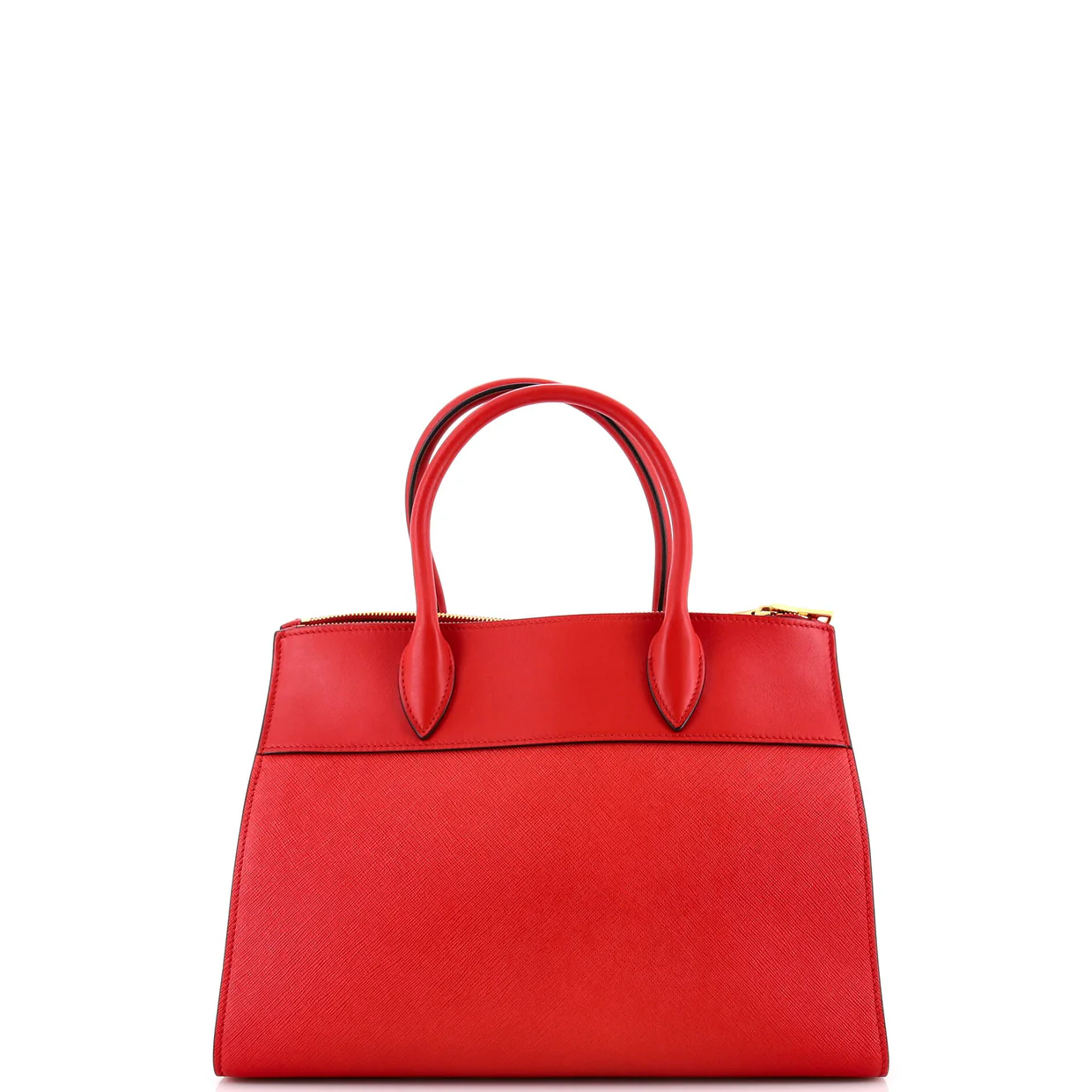 Paradigme Tote Saffiano with City Calf Medium - Deep Luxury