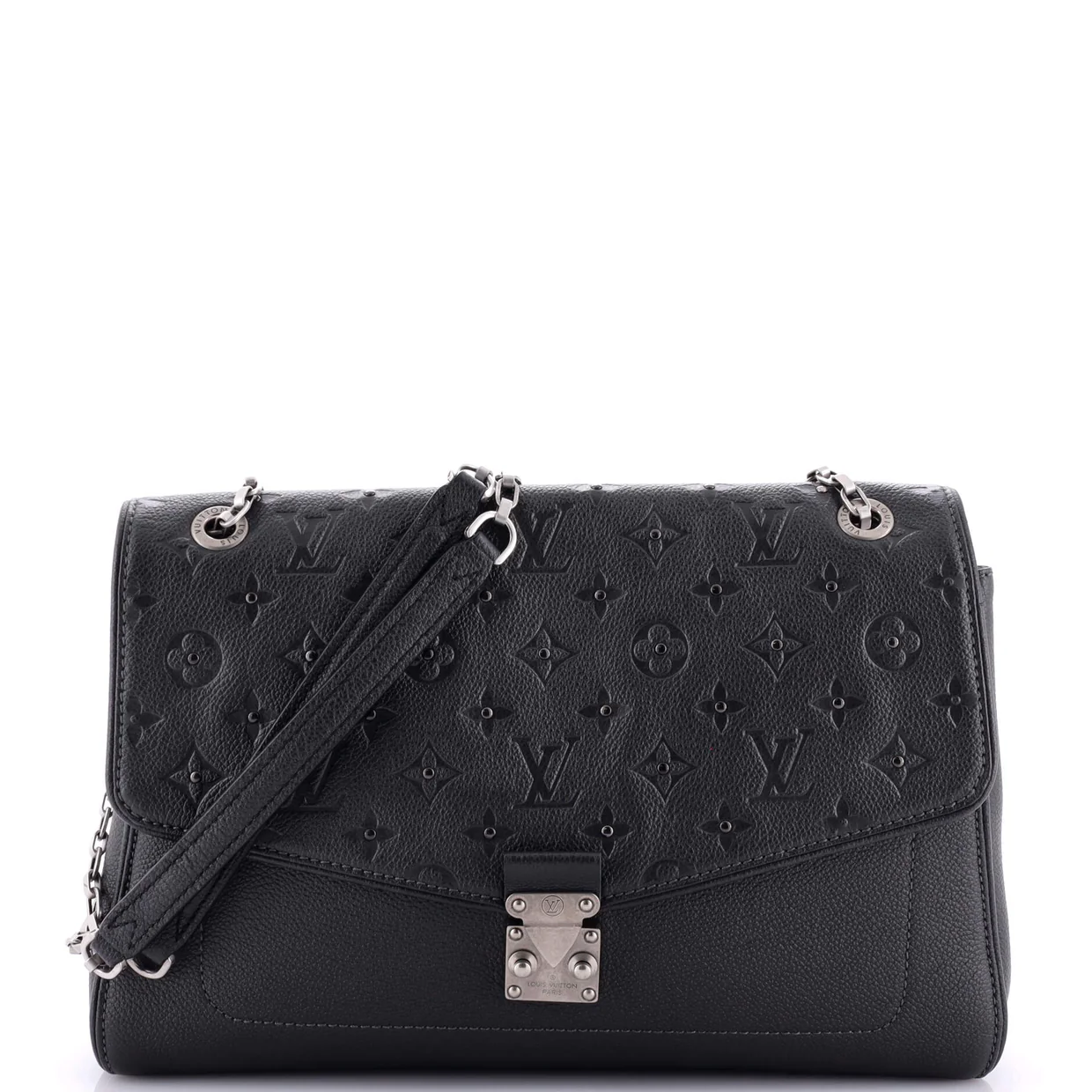 Saint Germain Handbag Studded Monogram Empreinte Leather MM - Deep Luxury