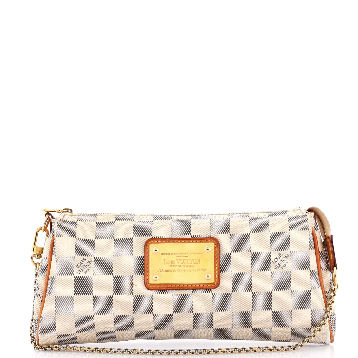 Eva Handbag Damier - Deep Luxury