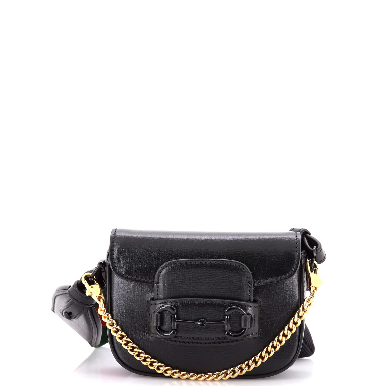 Horsebit 1955 Shoulder Bag Leather Super Mini - Deep Luxury