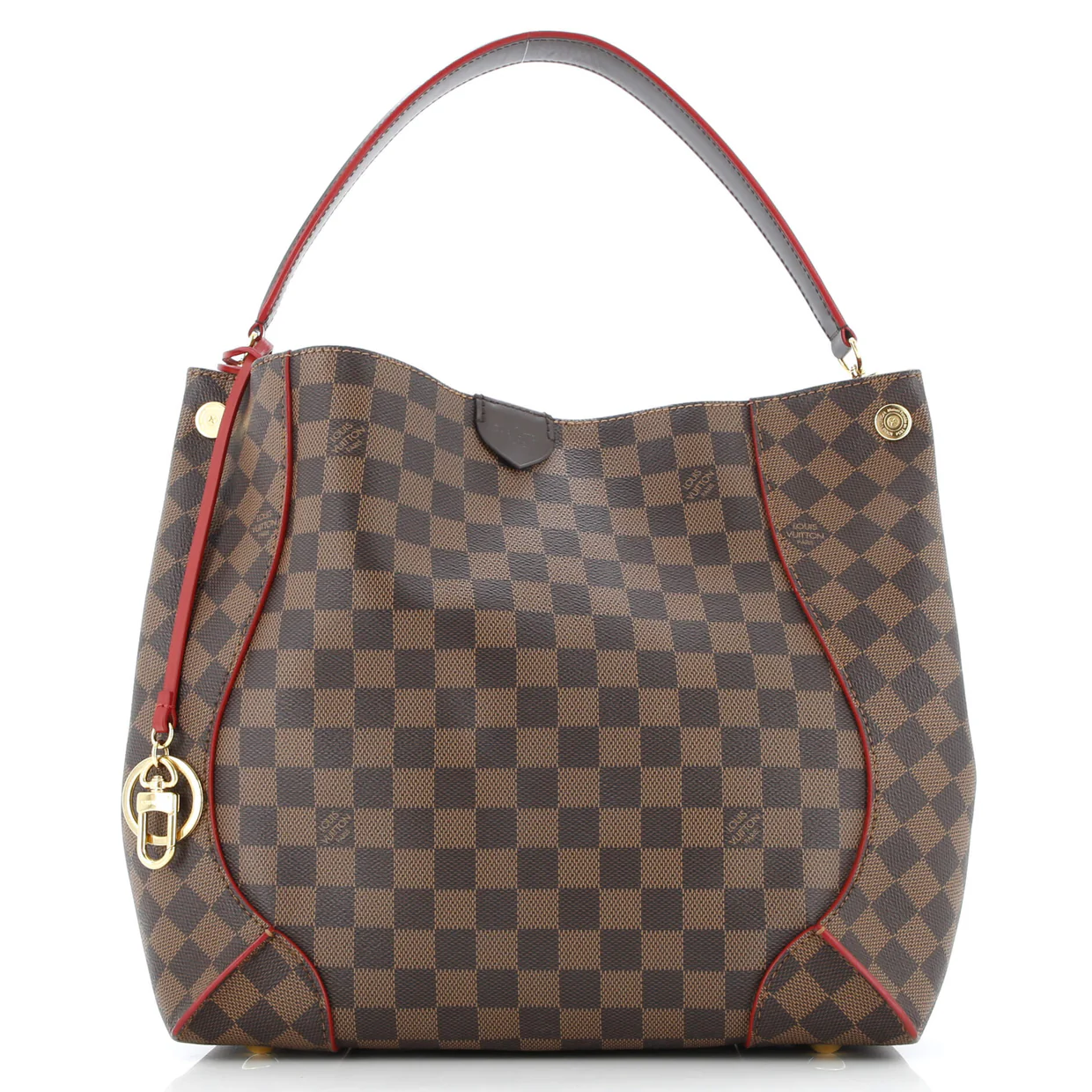 Caissa Hobo Damier with Leather - Deep Luxury