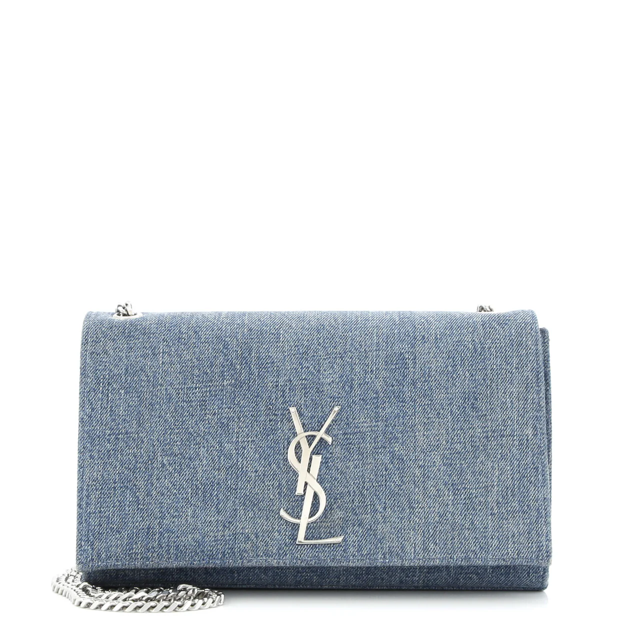Classic Monogram Crossbody Bag Denim Medium - Deep Luxury
