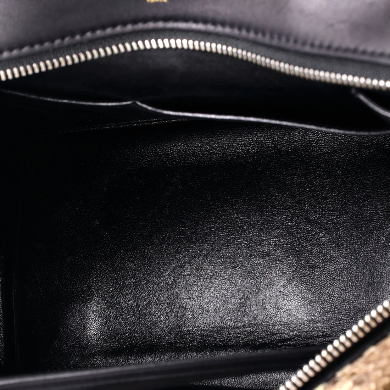 Edge Bag Python and Leather Medium - Deep Luxury