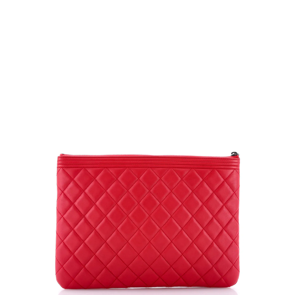 Boy O Case Clutch Quilted Lambskin Medium - Deep Luxury