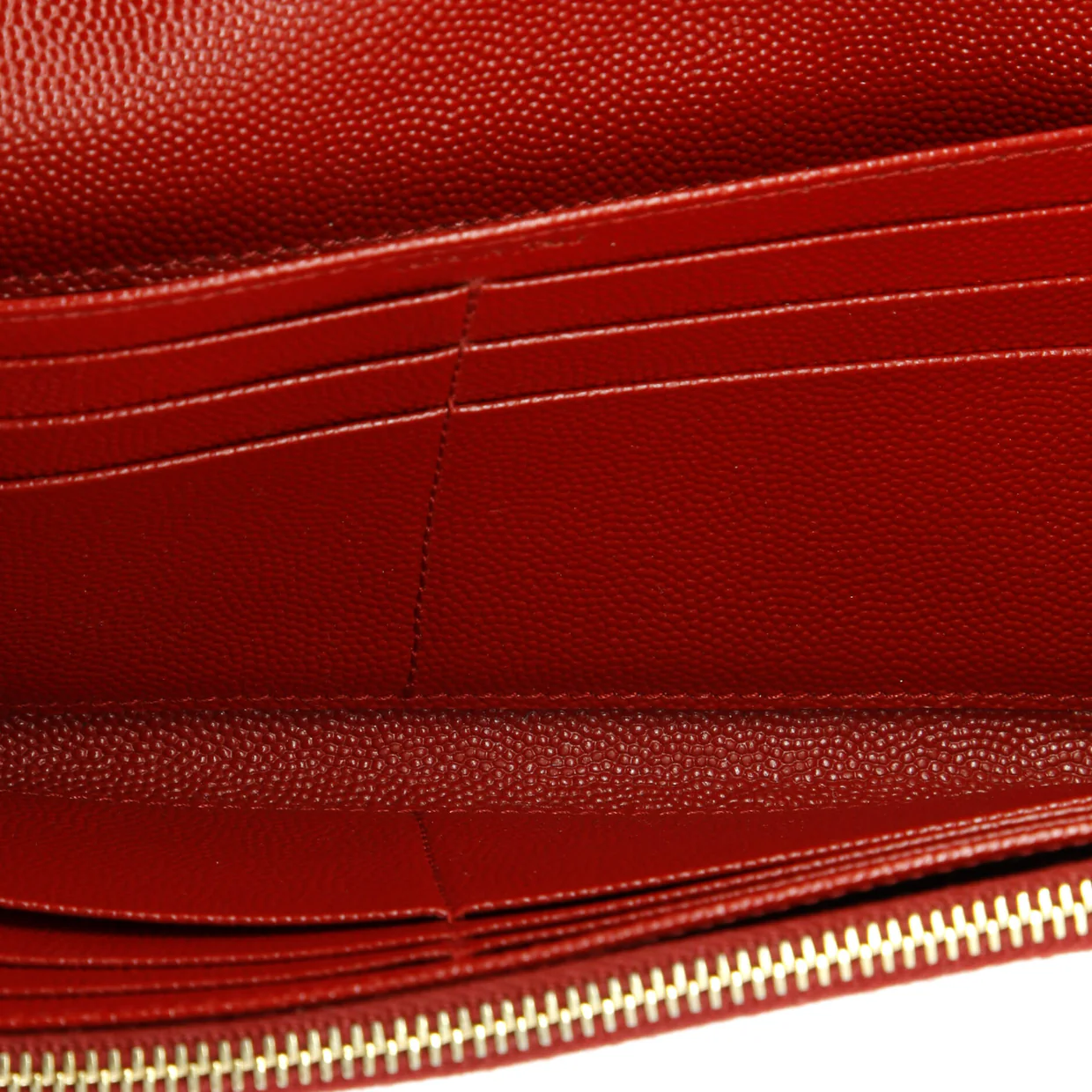 Classic Monogram Flap Wallet Matelasse Chevron Leather Large - Deep Luxury